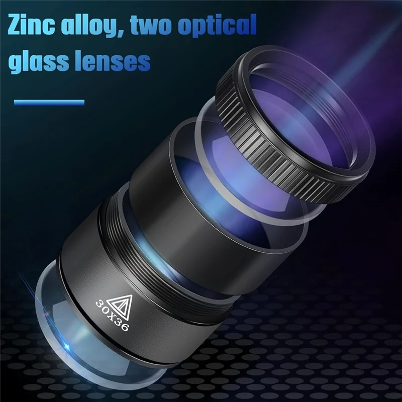 AAAN-5 Pieces Portable Monocular Magnifier Jewelers Loupe Magnifying Glass Eye Loops Magnifier For Textile Optical Circuit Coins