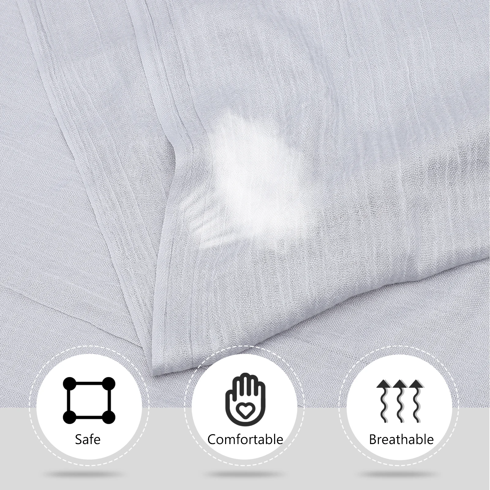 

1 шт., хлопково-льняная шаль, дышащий быстросохнущий летний шарф для женщин, уличная защита от солнца, пляжная одежда, многофункциональная легкая шаль