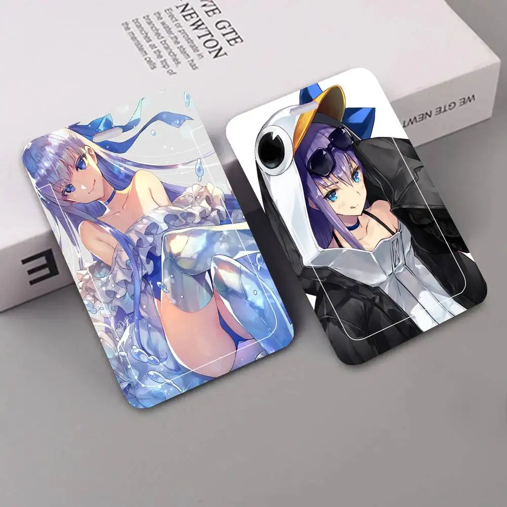 Meltryllis Animated Game Fate Grand Order Black Lanyard Card Holders Student Meal Cards And Campus Ids School