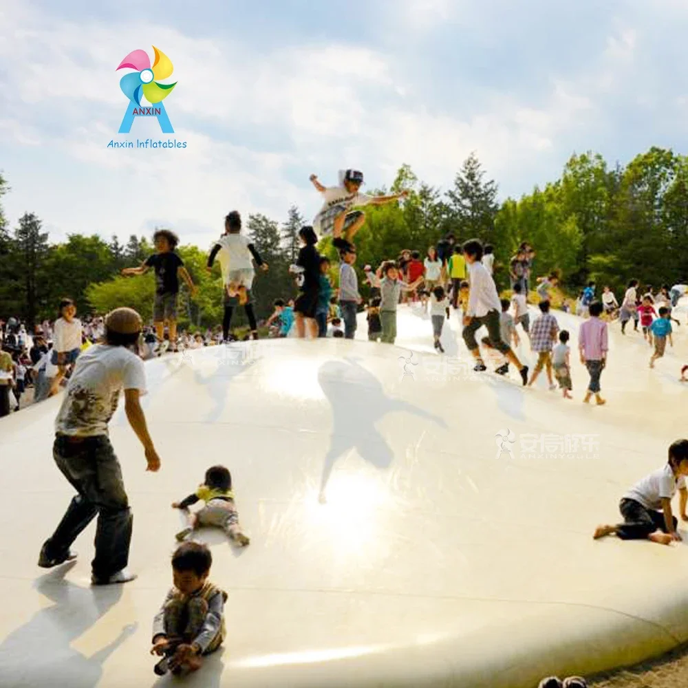 Indoor Outdoor Amusement Park Playground White Jumping Pillow  Cloud