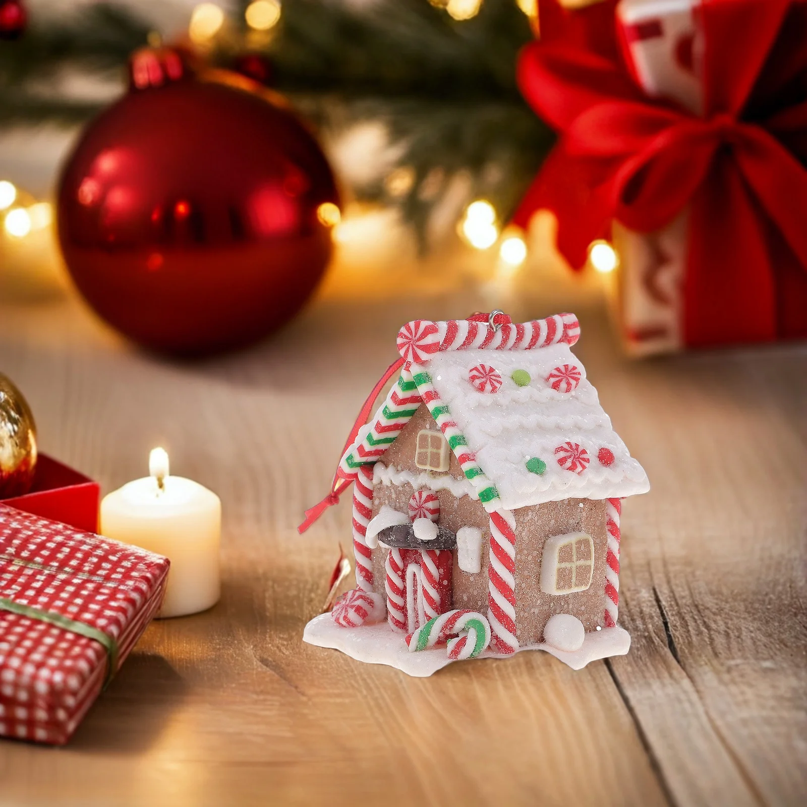 

Shape Resin Hanging Pendant Christmas Tree Ornament Xmas Decoration Fine Design Bedroom Window Party Decor