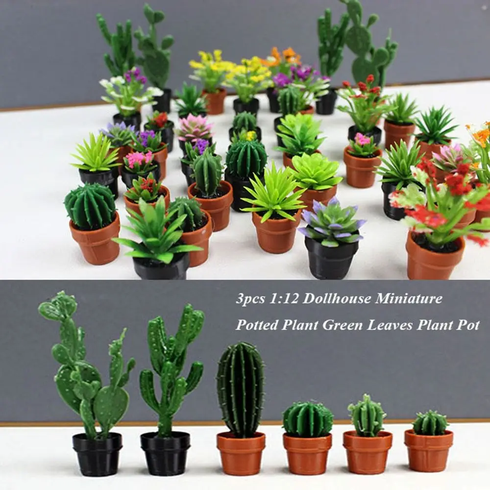 3Pcs New 1:12 Dollh…