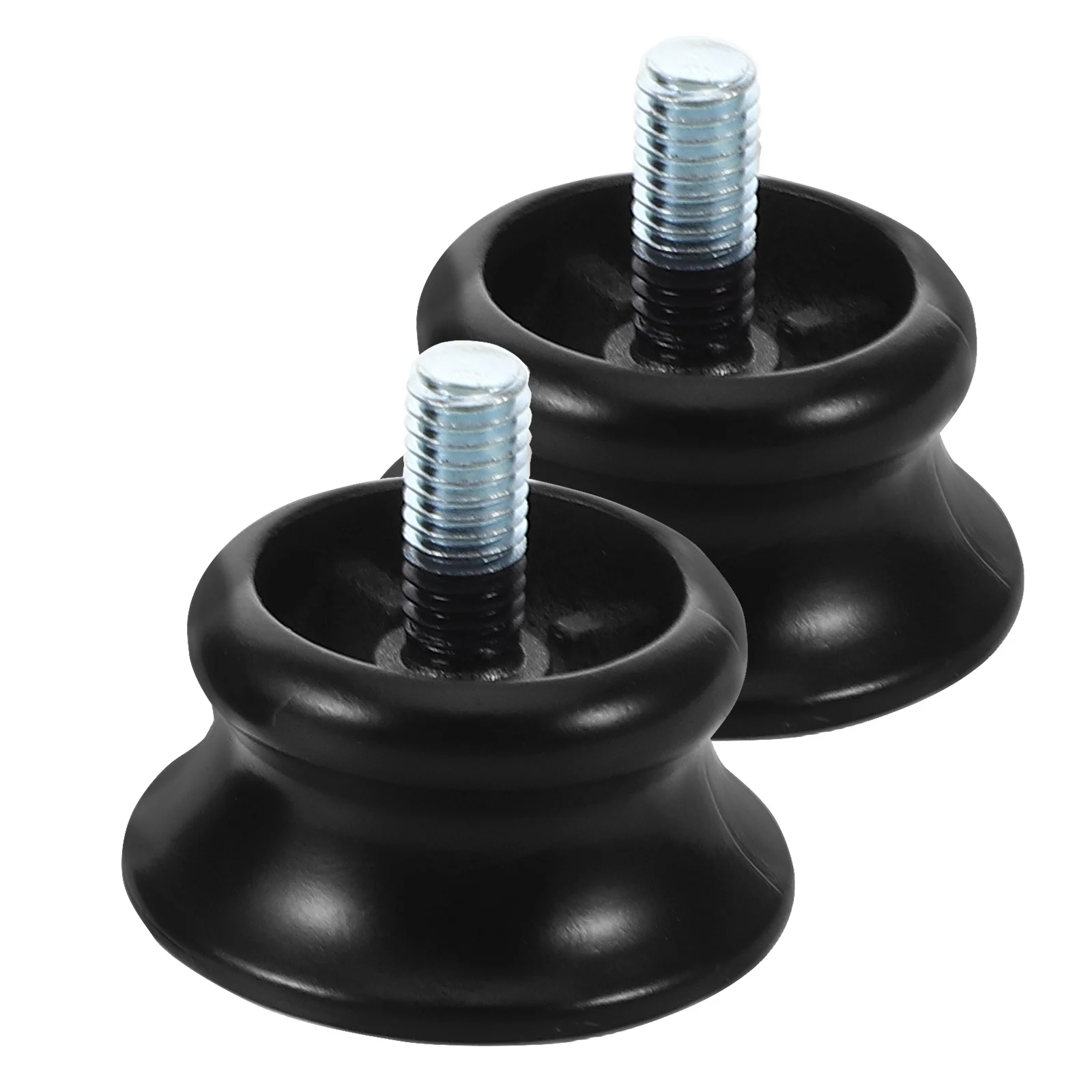 

2Pcs Curtain Rod Decorative End Caps Stylish Curtain Finials Easy Installation Replacement for Home Office Hotel Window