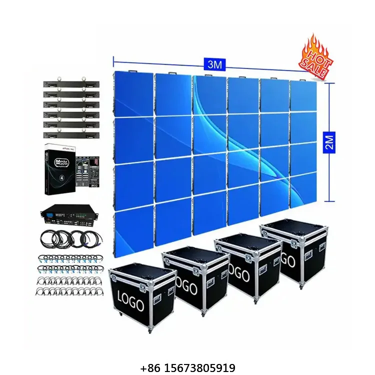 

Seamless Splicing Led Panel Cabinet Display P3.91 500*500mm Indoor Outdoor Stage Background Led Display Screen