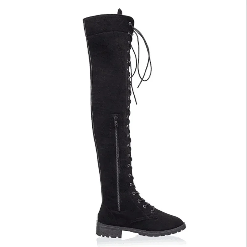 Plus Size Shoes for Women Knee High Boots for Women with Up Thigh High Boots for Women Knee New Spring and Fall Shoes