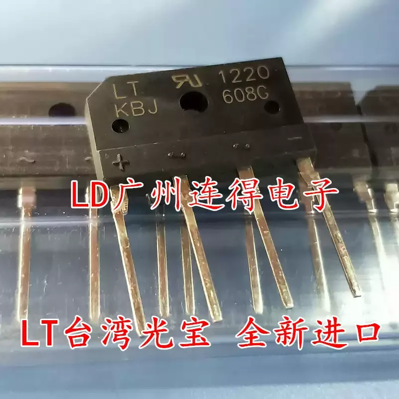 10-100pcs Taiwan LITEON Lite On rectifier bridge LT KBJ608G KBJ608 6A800V flat bridge original stock