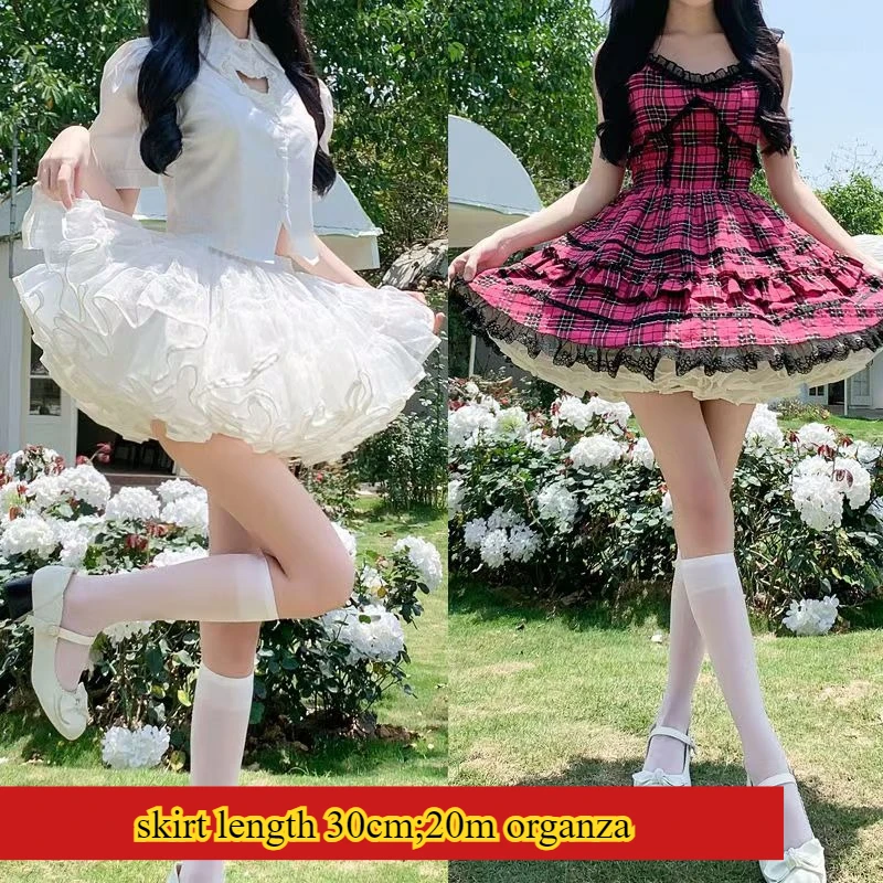 

Нижняя юбка в стиле Лолиты без костей, супер фаршированная - мягкая пряжа, жестокая юбка с поддержкой утки, кринолиновая нижняя юбка, Корея, Япония, новинка