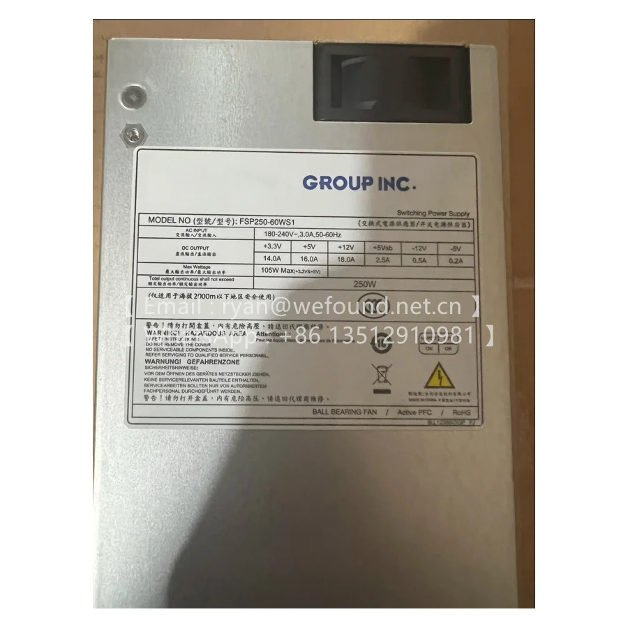 

FSP250-60WS1 Мощность промышленного ПК