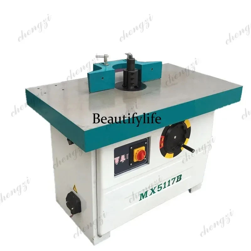 

HR Woodworking Wood Furniture Vertical Single Spindle Moulder Shaper Milling Moulding Router Miller Machine