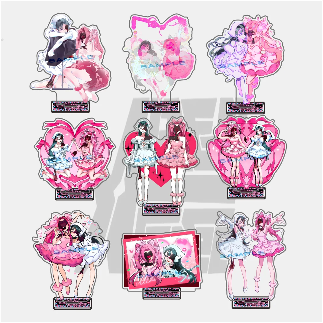 Popular Anim ALIEN STAGE IVAN TILL LUKA SUA MIZI Model Desktop Acrylic Stand Keychain Originality Desk Figure Accessories Gift