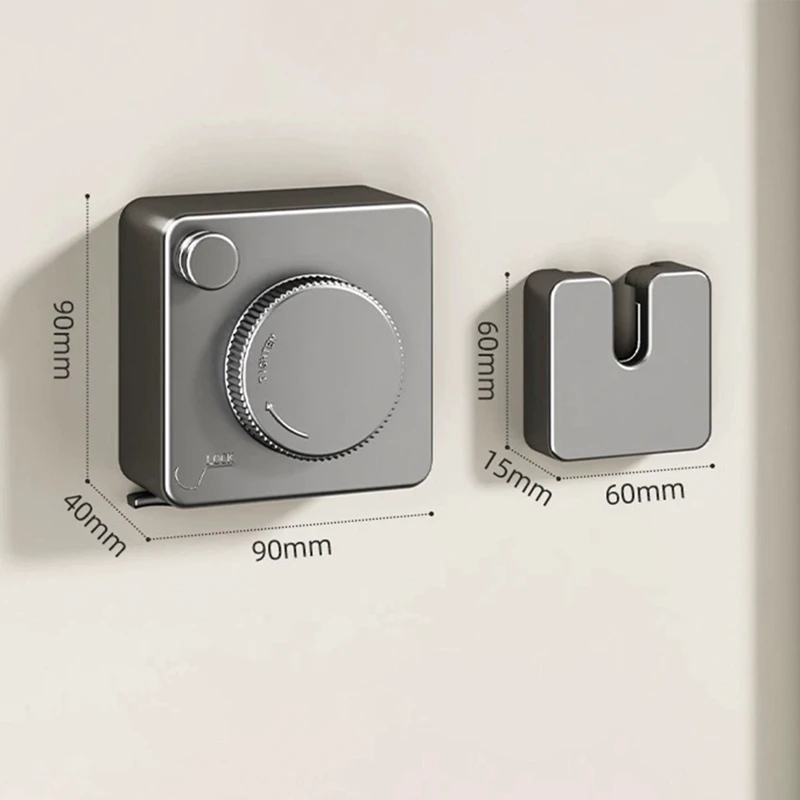 실내 실외 개폐식 빨랫줄, 헤비 듀티 의류 건조 세탁 라인, 벽걸이 빨랫줄, 14Ft