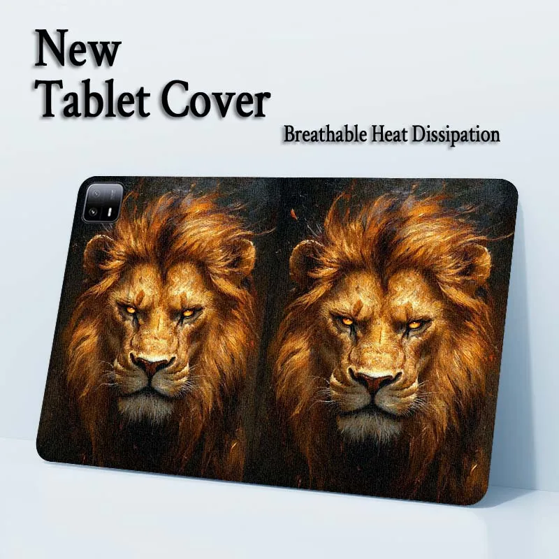

Majestic Lion Art Cool For Xiaomi Redmi Pad 2 7 8 6 6S 5 4 SE Pro 8.8 11 8.7 11.2 12.4 Ultra Plus Max Tablet Case