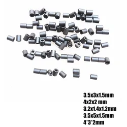 200pcs Hollow Ferrite Hole Beads 3.5*3*1.5 4*2*2 mm anti-interference Cores EMI Filter Ring Nickel Zinc Through Flux