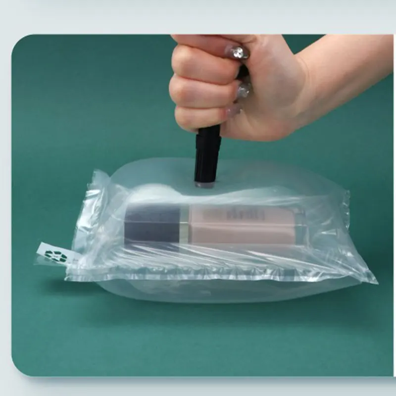 50pcs/Lot Bag In Bag Buffer Hollow Inflatable Double Buffer Fruit Anti-Drop Shockproof Protection Bubble Bags Cushion