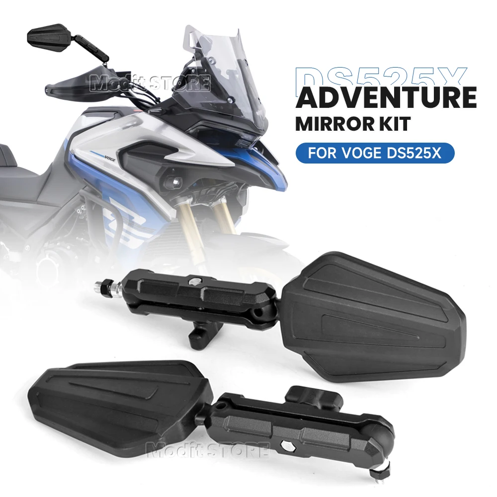 For VOGE DS525X DS 525 X 525DSX 525 DSX 2023- Motorcycle accessories Rearview Mirror Adventure ADV Foldable Mirrors