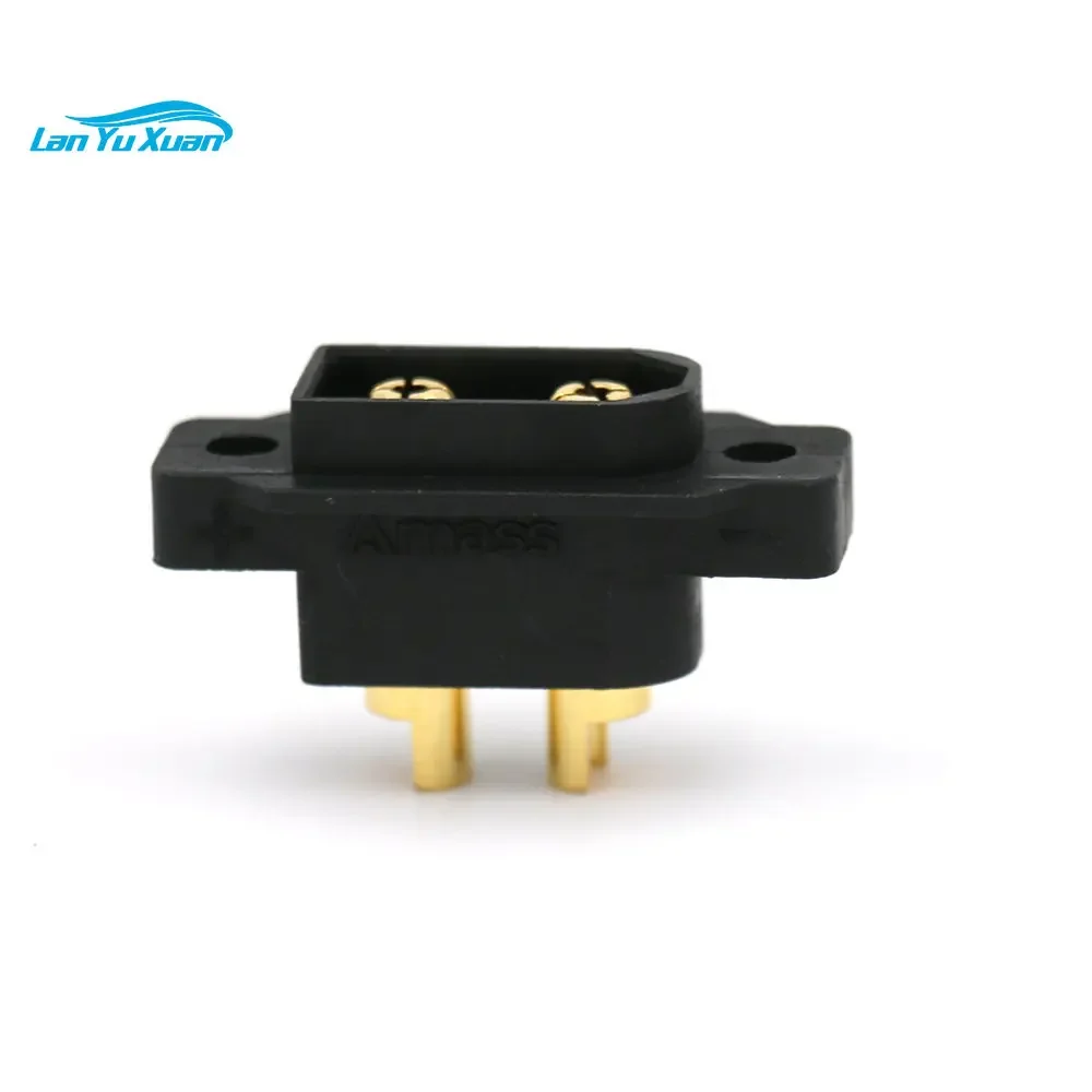 

Ames new waterproof black gold-plated XT60EW-M nut can fix 3.5mm gold-plated model connector