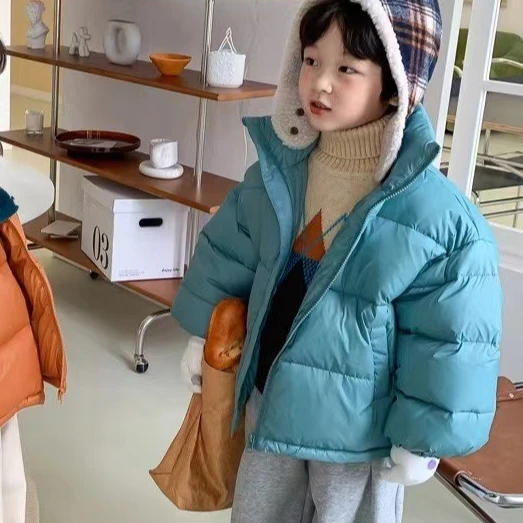 

Girls' Cotton Clothes 2025 Autumn and Winter New Childrens Clothing Korean Style Girls Baby Fashion Thickened Warm Padded Jacket