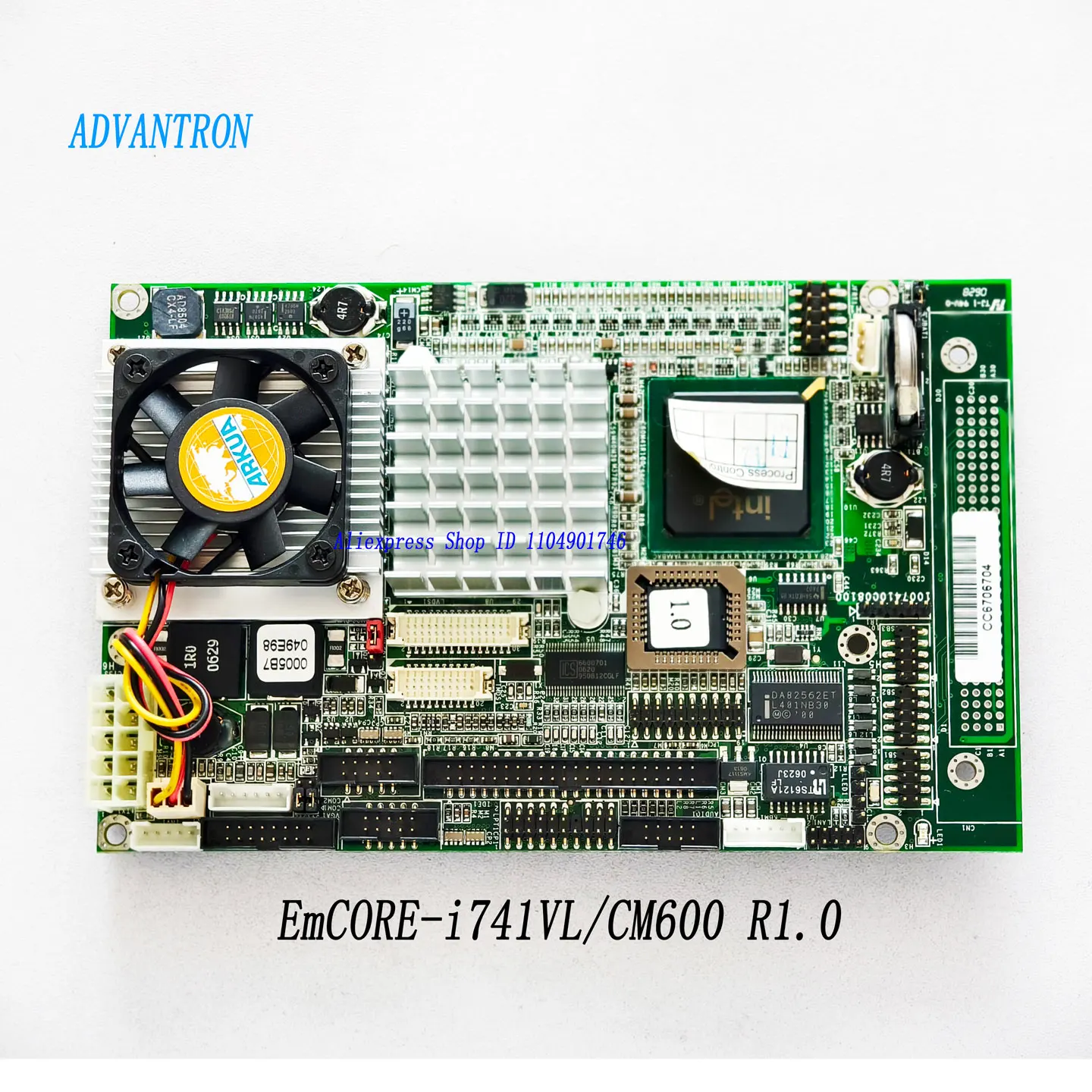 

EmCORE-i741VL/CM600 R1.0 Industrial Control Motherboard 1007410C08100 Computer Embedded Hardware