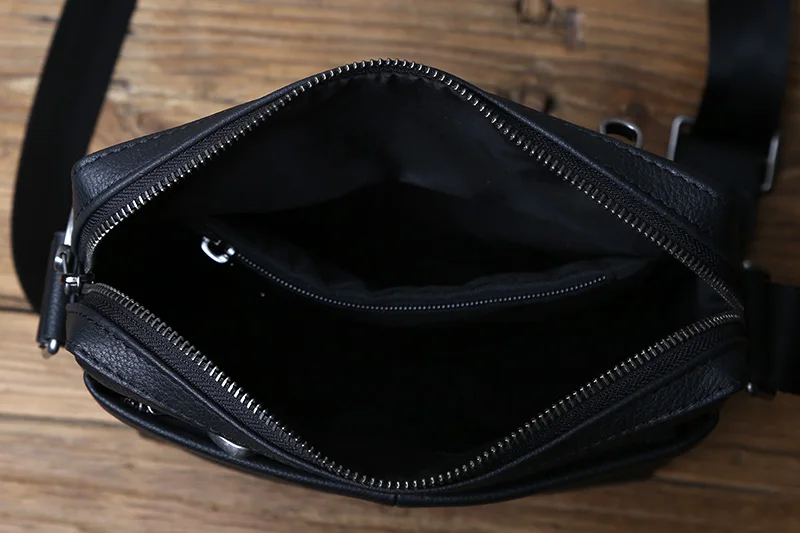 NZPJ Leder herren Schulter Tasche Casual Große-Kapazität Weichem Leder Rucksack Top Schicht Rindsleder Vertikale Messenger Business Tasche – Detail 12
