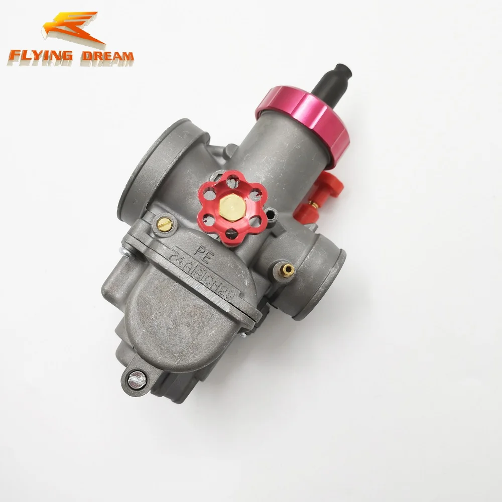 Keihin PE28 Carburetor Carb 28MM CNC Color Screw for motorcycle Koso OKO Scooter Moped ATV Dirt Bike