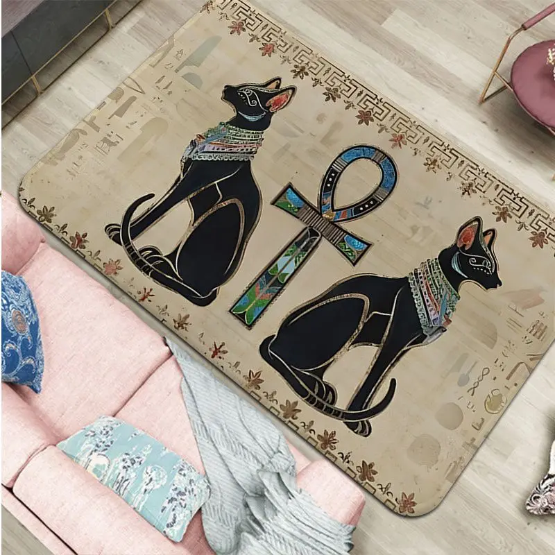 Ancient Egypt Egyptian Door Mat Nordic Style Bedroom Living Room Doormat Home Balcony Anti-Slip Alfombra