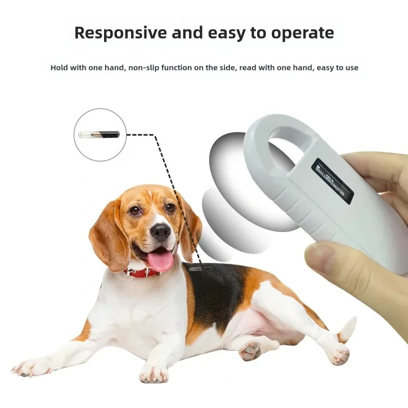 Rechargeable 134.2KHz Animal Microchip RFID Reader PT160 Handheld Digital ID Pet Chip Scanner For Pet Dog Cat Management