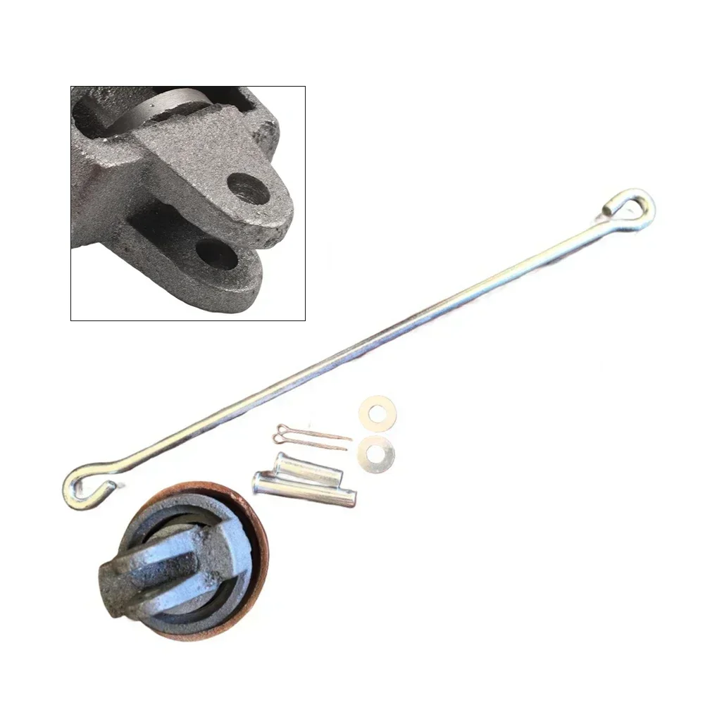 Model 75 Grey Brown Hand Pump Replacement Piston Boot Set 8cm Diameter For Garden Water Pumps With Galvanized Rod And Pin Kit