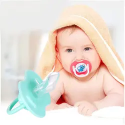 Baby Cartoon Pattern Silicone Pacifier Newborn Silicone Pacifier Teether Toys Pattern Random Perfect Gift