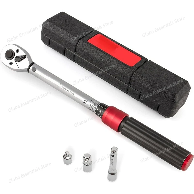 

Torque Wrench 3/8 "with 1/41/2 Adapter for Extended Motorcycle Pavement and Mountain Bike Repair