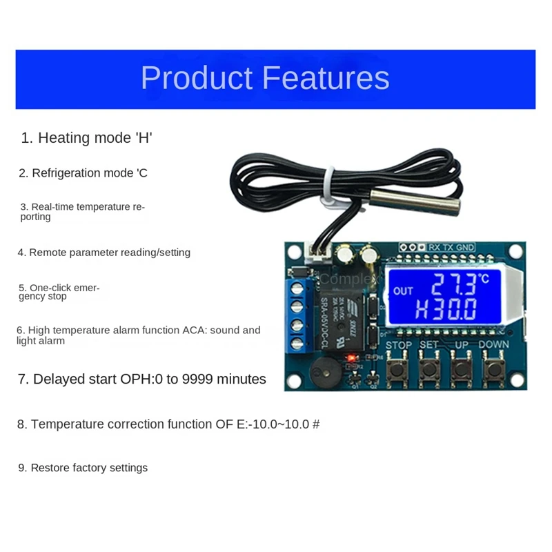 Termostato Digital XY-T01, módulo controlador de temperatura Digital, refrigeración y calefacción