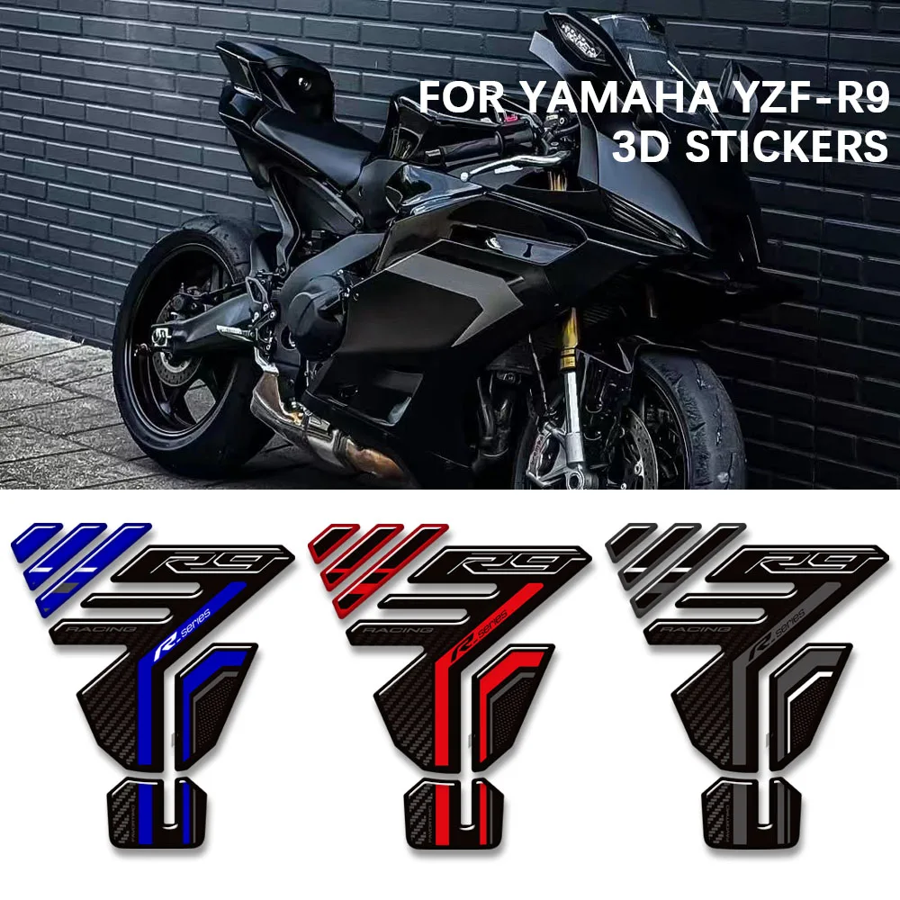 Motorcycle Accessories For Yamaha YZF-R9 R9 Tank Pad TankPad Cap Grips Gas Fuel Kit Knee Stickers Decals Protection 2025-2026