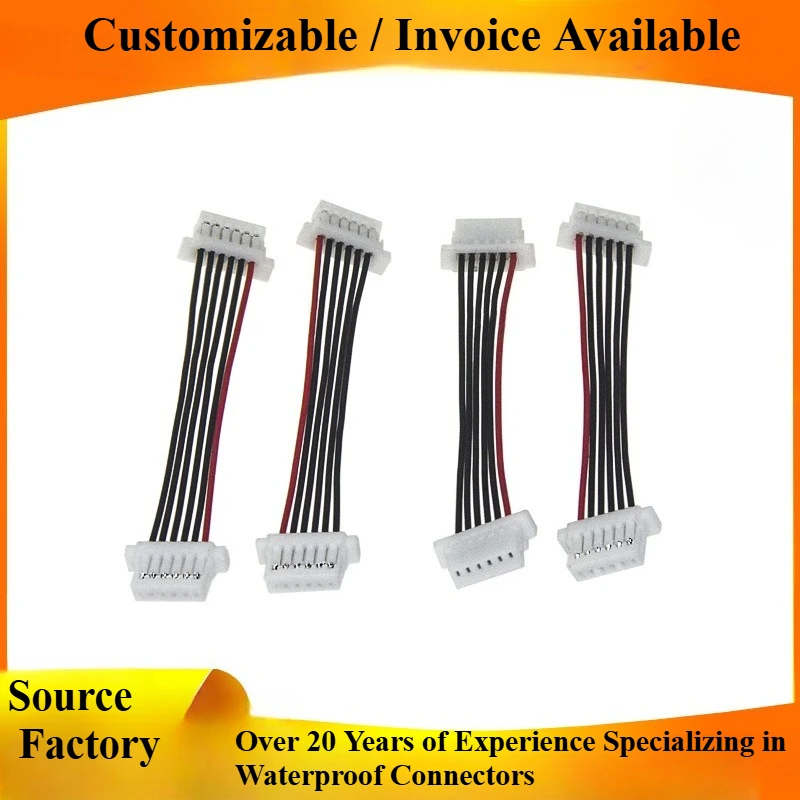 

Double-head electronic cable 1.0 pitch red and black electronic cable power