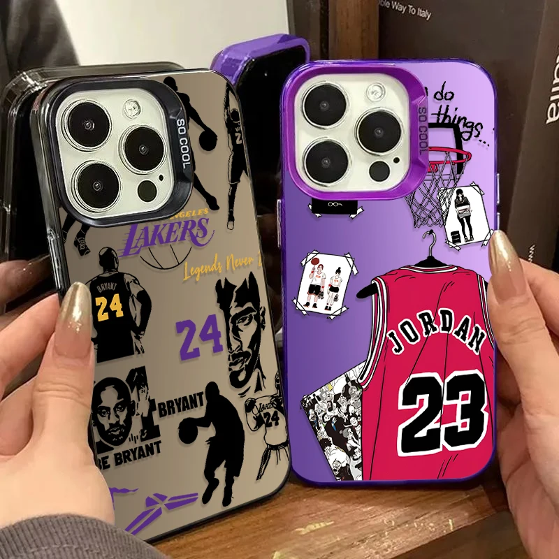 Phone Case for B-Basketballs S-Stars Cool IPhone 16 15 14 13 12 11 Mini Pro Max X XR XSMAX 8 7 Plus Anti Fall Matte Back Cover