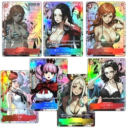 Diy Homemade Anime One Piece Hancock Nico Robin Yamato Beautiful Characters Collection Flash Card Cartoon Toys Christmas Gift