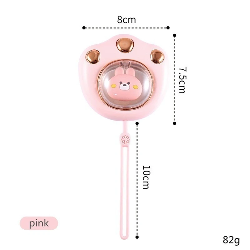 Scaldamani portatile 2400Mah USB Charge Power Bank Mini scaldamani ricaricabile per escursioni invernali all'aperto verde