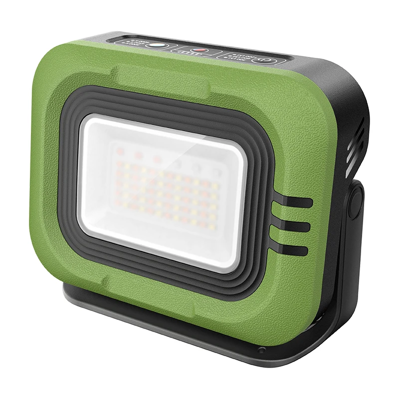 Portable Spotlight LED Work Light USB Rechargeable Flashlight Outdoor Travel Lamp for Camping