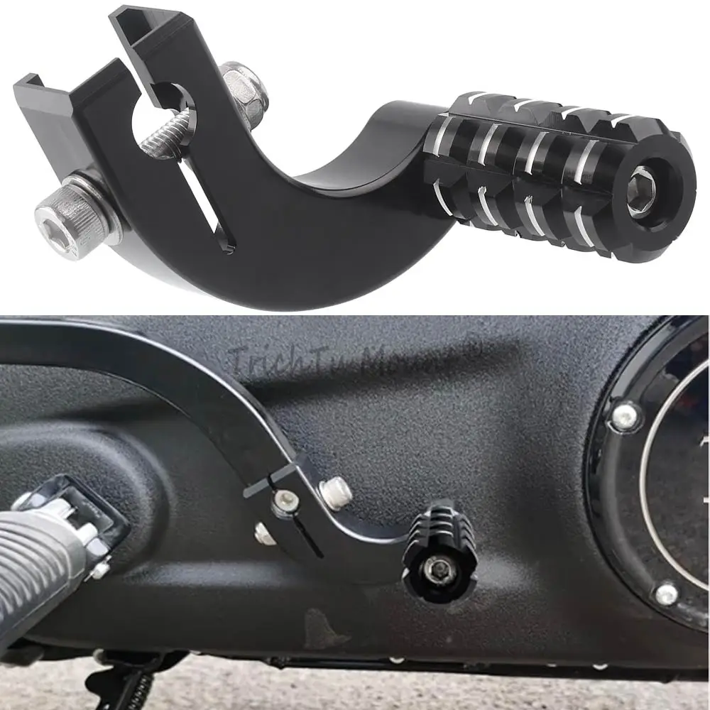 Motorcycle Heel Toe Shift Lever Shifter Pegs Fit For Harley Davidson Softail 2018-2024 Aluminium Black Vehicle Left Mid Controls