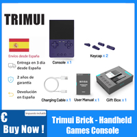 Trimui Brick - Handheld Games Console, 3.2 Inch IPS Screen Linux,13000 Games, 4000mAh Battery Retro Game Console