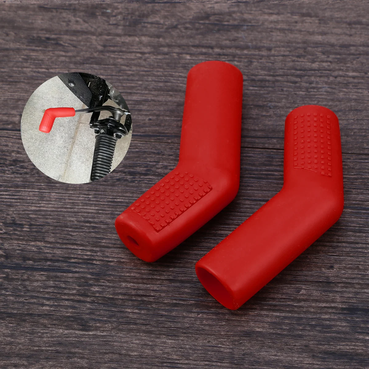 

2 шт., защита для обуви переключения передач мотоцикла, компактный, удобный для переноски защитный чехол, красный мотоциклетный рычаг переключения передач, защита для обуви