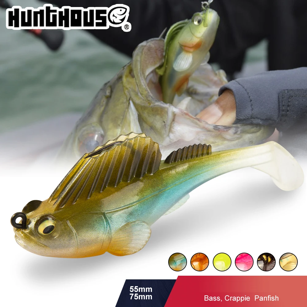 Hunthouse fishing lure soft bait jig Swimbaits soft lure fishing pike lure bass shad for fishing perch Saltwater Fish Tackle