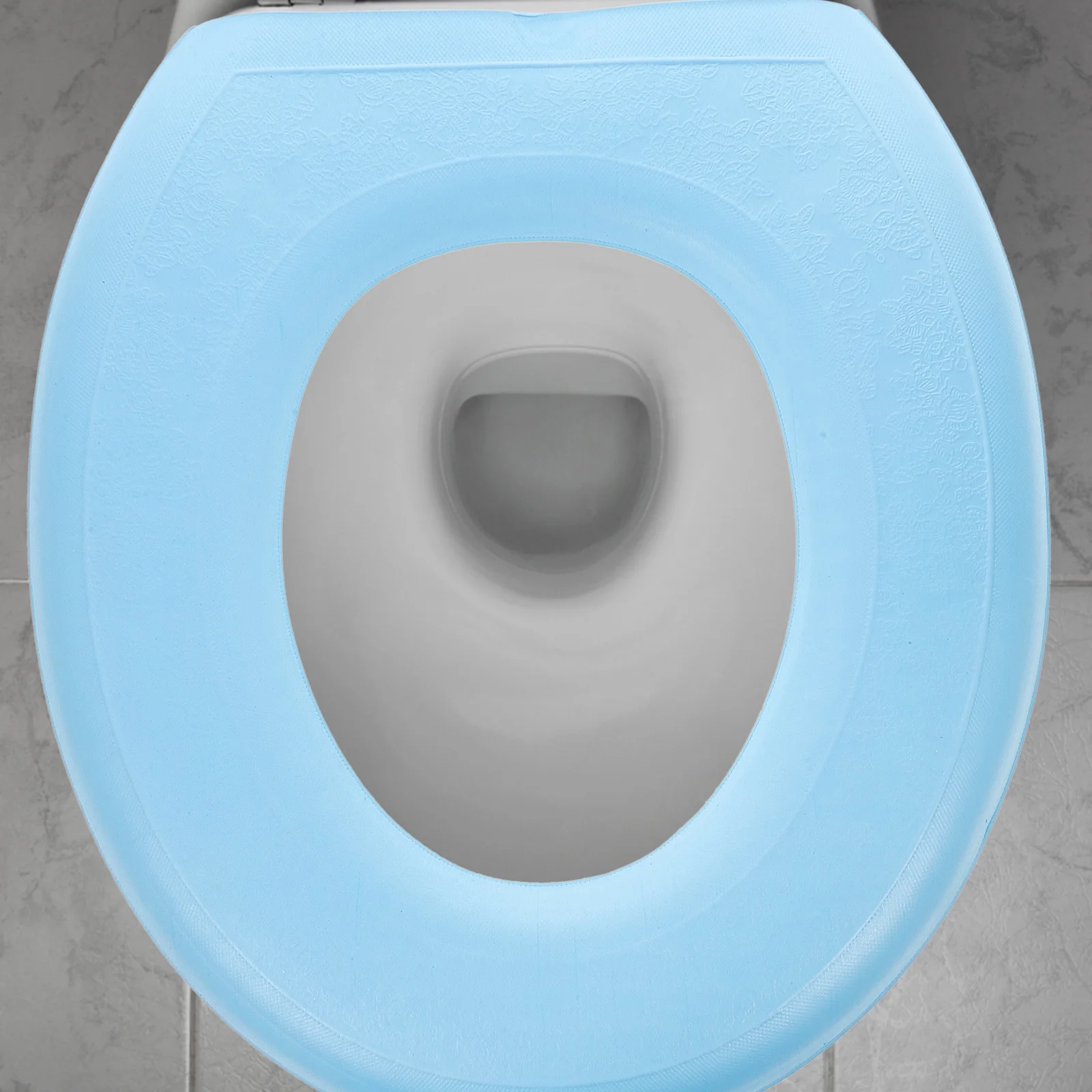 

2Pcs Soft Touch Toilet Lid Pads Heavy Duty Reusable Bathroom Seat Cushions Hygienic Protection for Travel Home Warm Comfort