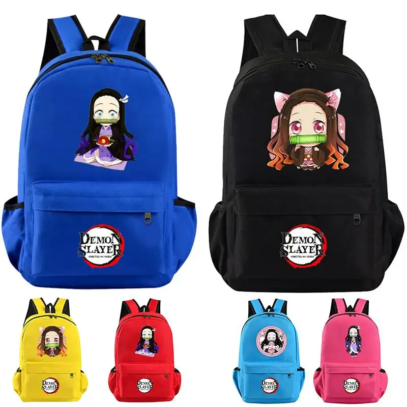 Demon Slayer Backpack Student Back To School Backpack for Teenager Boys Girls Children Bookbag Student Anime Casual School Bags