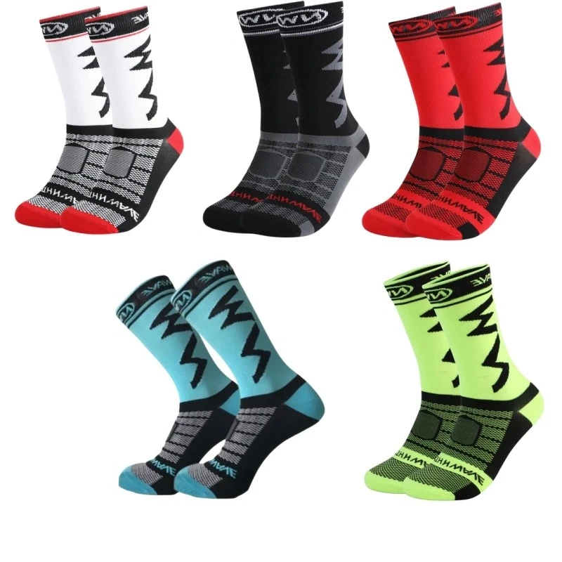 

1/5 пар высококачественных дышащих спортивных носков для бега, горного велоспорта и занятий спортом на открытом воздухе