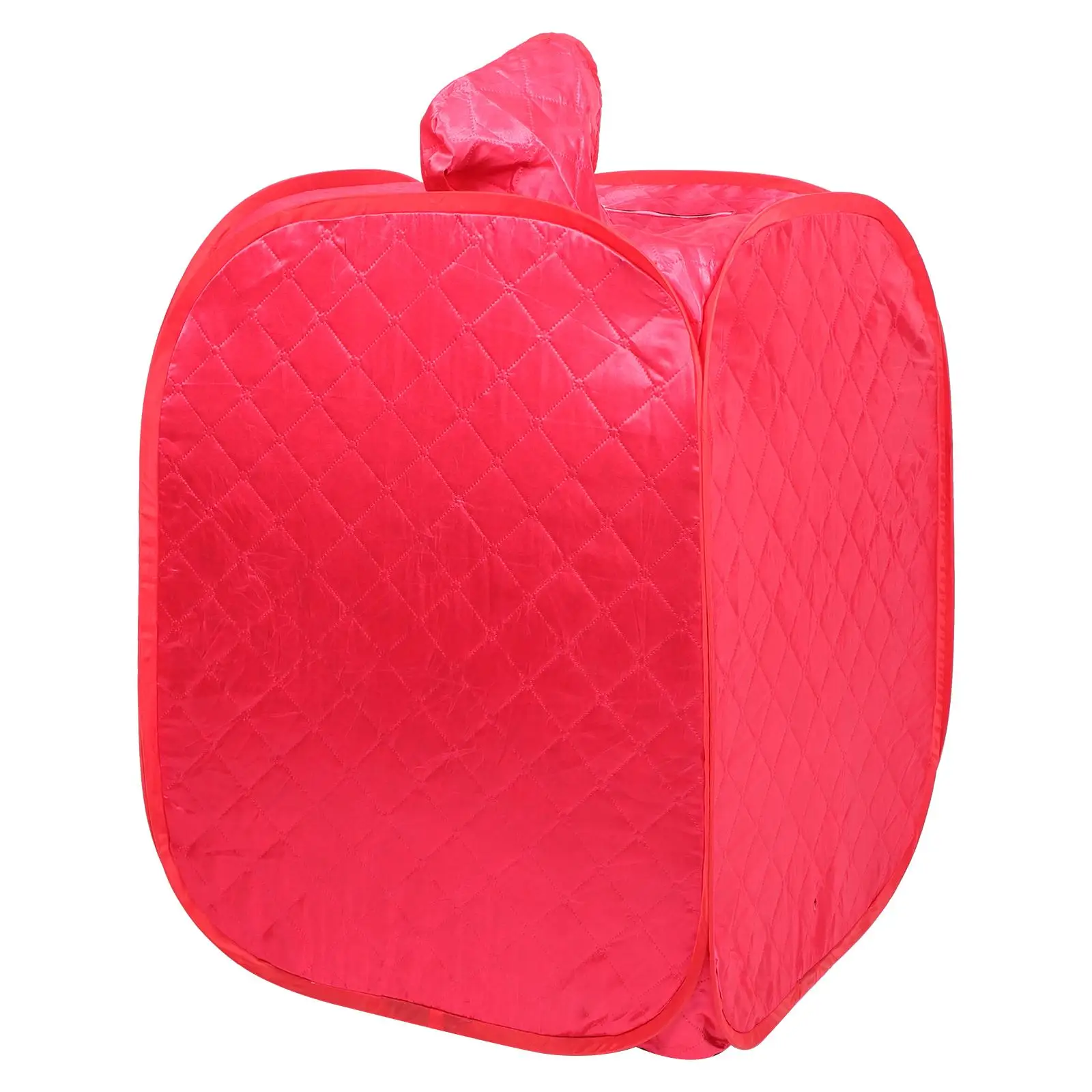 Folding Sweat Tent Home Sauna Portable Full Body Foldable Single Person Spa Steamer Red Thickened Fabric High Strength Frame