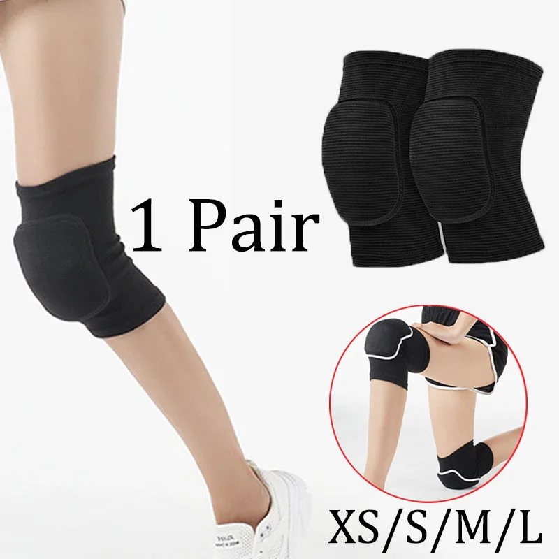 1 Pair Dance Sponge Knee Pad Warm Volleyball Dance Kneel Anti Collision Exercise Thicken Knee Pad Sports Dance Knee Pad Skating