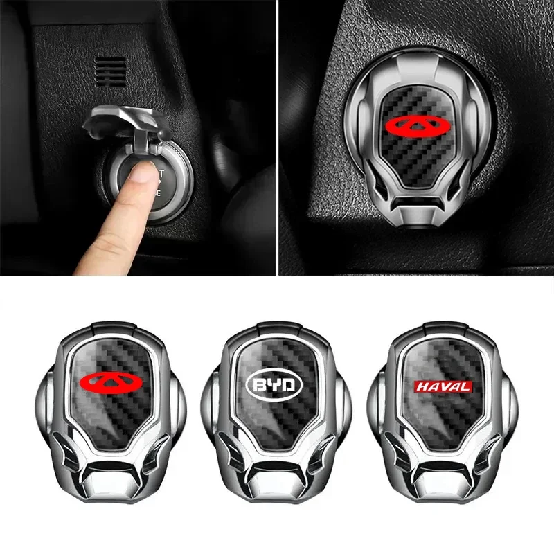 Car One Button Start Protective Cover Ignition Device Sticker For MG ZS HS 4 MG4 Mulan EP MG3 MG5 MG6 GS 5 GT TF Car Accessories