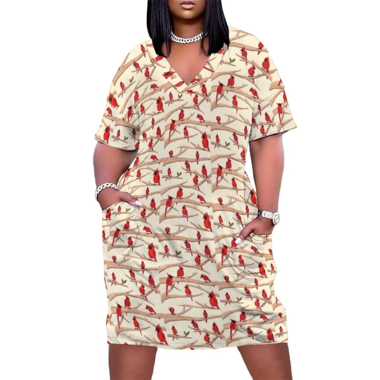 

Cardinals Loose Pocket Dress purple dress dresses women summer 2024 luxury dress