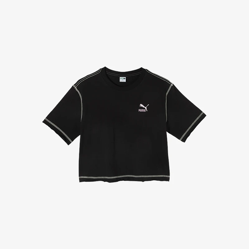 

Puma Genuine 2024 Summer Women's Round Neck Dry-Fit Short Sleeve T-Shirt 626862-01