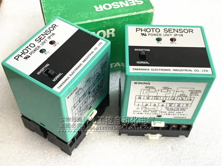 Original Japan TAKEX Takenaka IP1N Sensor Controller PHOTO SENSOR (IP1N)