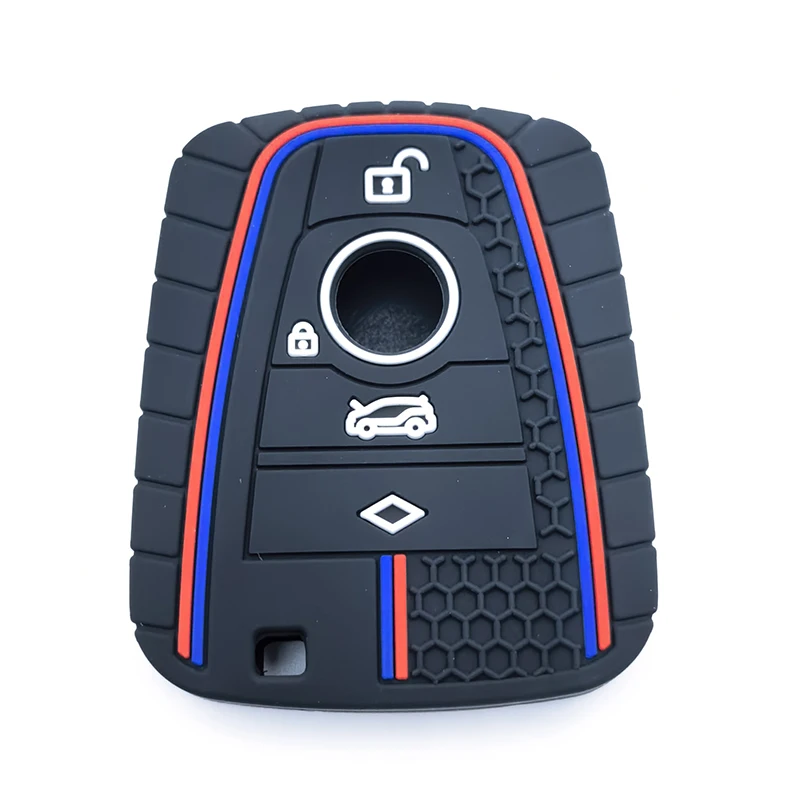 4 Tasten Auto Silikon Fernbedienung Smart Style Schlüsselhülle FOB für BMW I3 I8 Serie 2014 2016 2017 Schützen Shell Zubehör